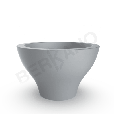 Кашпо Vetro 75 Concrete Gray