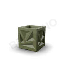 Кашпо Icelandic Cube DB Olive Green Кашпо Icelandic Cube DB Olive Green