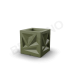 Кашпо Icelandic Cube DB Olive Green Кашпо Icelandic Cube DB Olive Green