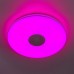 Потолочный светильник светодиодный RGB с Bluetooth-динамиком управлением смартфоном и пультом Light & Music CL703M100