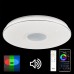 Потолочный светильник светодиодный RGB с Bluetooth-динамиком управлением смартфоном и пультом Light & Music CL703M100
