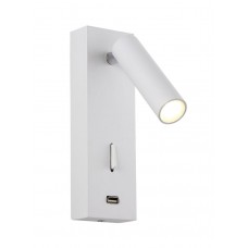 Бра светодиодное с выключателем и USB-портом CLT 210W USB WH Бра светодиодное с выключателем и USB-портом CLT 210W USB WH