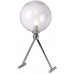 Интерьерная настольная лампа светодиодная FABRICIO LG1 CHROME/TRANSPARENTE