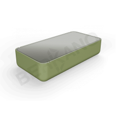Стол Grace средний со стеклом Olive green Стол Grace средний со стеклом Olive green