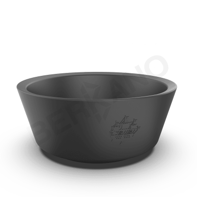 Кашпо Pion 55 Coal Black