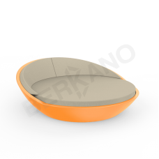 Шезлонг Riviera Orange / Bone Brown Шезлонг Riviera Orange / Bone Brown