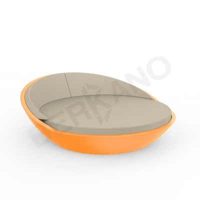 Шезлонг Riviera Orange / Bone Brown