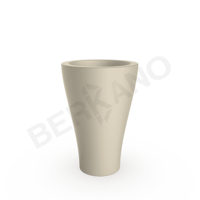 Кашпо Vetro 80 Bone Brown