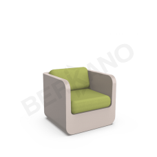 Кресло Grace с подушками Cappuccino / Green Кресло Grace с подушками Cappuccino / Green