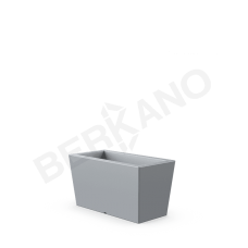 Кашпо Trapezio 42H DB Concrete Gray