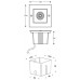 Встраиваемый светильник уличный Square 730209