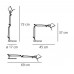 Офисная настольная лампа Tolomeo Micro A001300