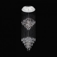 Подвесной светильник СAMPANULO MD9215-42B Gold/clear