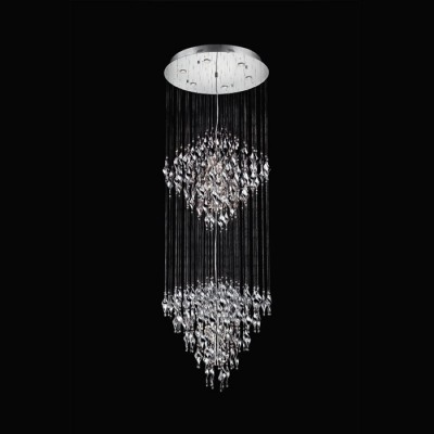 Подвесной светильник СAMPANULO MD9215-42B Gold/clear