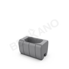 Кашпо-соединитель Y-seat longer DB Graphite