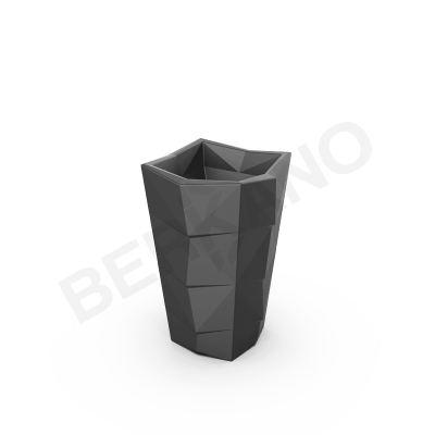 Кашпо Agava 70 Coal Black