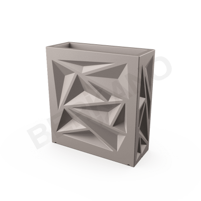 Кашпо Icelandic Square DB Cappuccino