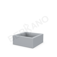 Кашпо Quarter 20 DB Concrete Gray