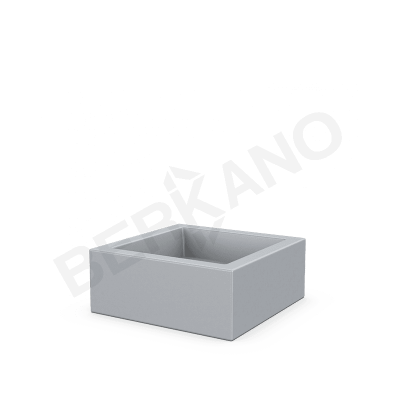 Кашпо Quarter 20 DB Concrete Gray