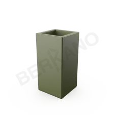 Кашпо Cubric 40*80 DB Olive Green Кашпо Cubric 40*80 DB Olive Green