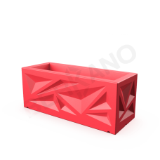 Кашпо Icelandic Horizontal DB Chili Red Кашпо Icelandic Horizontal DB Chili Red