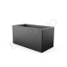 Кашпо Cubric 80*40 Coal Black Кашпо Cubric 80*40 Coal Black