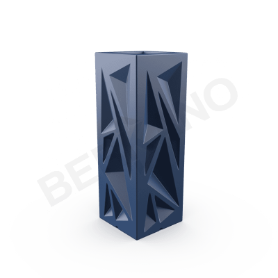 Кашпо Icelandic Vertical DB Wave Blue