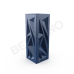 Кашпо Icelandic Vertical DB Wave Blue