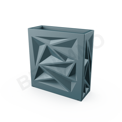 Кашпо Icelandic Square DB Blue Pine