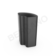 Кашпо Vittorio 80an DB Coal Black Кашпо Vittorio 80an DB Coal Black