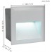 Встраиваемый светодиодный светильник уличный Zimba-led 95235