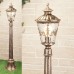 Наземный фонарь уличный Diadema F (GLYF-8046F) черное золото