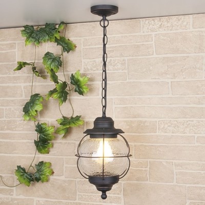 Уличный светильник подвесной Regul H черная медь