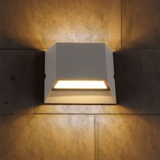 Настенный светильник светодиодный уличный 1615 TECHNO LED OFION DOUBLE алмазный серый
