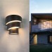 Настенный светодиодный светильник уличный 1535 TECHNO LED HELIX черный