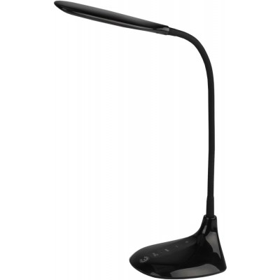 Офисная настольная лампа светодиодная с диммером и выключателем регулировкой яркости NLED-452-9W-BK