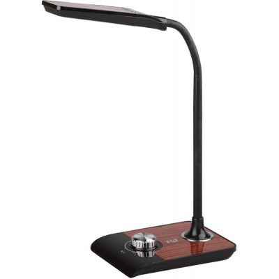 Офисная настольная лампа светодиодная с диммером и выключателем регулировкой цветовой температуры и яркости NLED-473-10W-BK