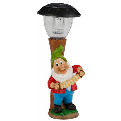 Газонная световая фигура светодиодная на солнечных батареях SL-RSN30-GN2