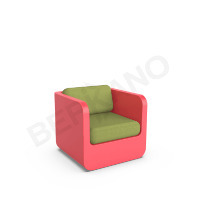Кресло Grace с подушками Chili Red / Green