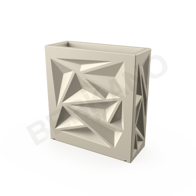 Кашпо Icelandic Square DB Bone Brown