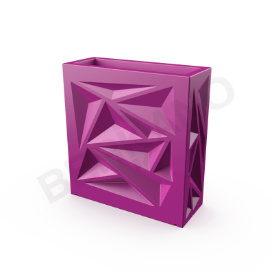 Кашпо Icelandic Square DB Royal Purple