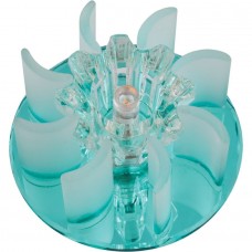 Встраиваемый светильник Fiore DLS-F114 G4 BLUE/CLEAR