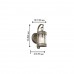 Настенный фонарь уличный Faro 1497-1W