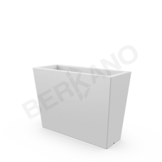 Кашпо Trapezio 70H DB Snow White