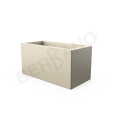 Кашпо Cubric 80*40 Bone Brown