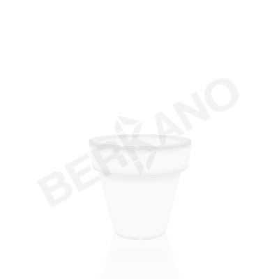 Кашпо classic 75 DB Snow White Light