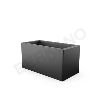 Кашпо Cubric 40*100 DB Coal Black