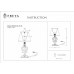 Интерьерная настольная лампа Driana FR2405-TL-01-BS