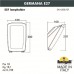 Настенный светильник светодиодный уличный Germana 2N1.000.000.LYF1R IP66