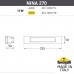 Встраиваемый светильник уличный светодиодный Nina 8C1.000.000.BYP1L